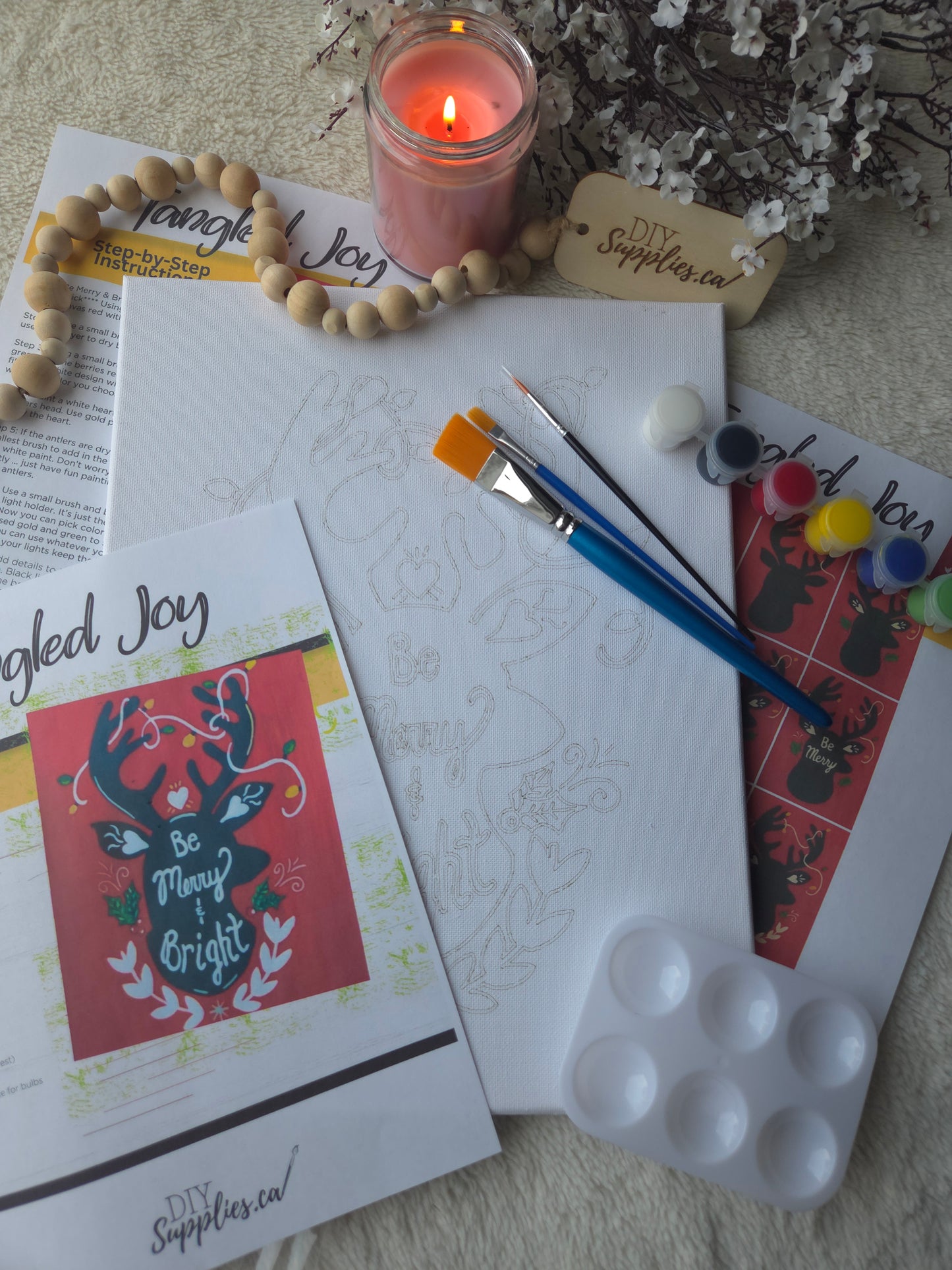 "Arty Party" Canvas Painting Kit - Tangled Joy