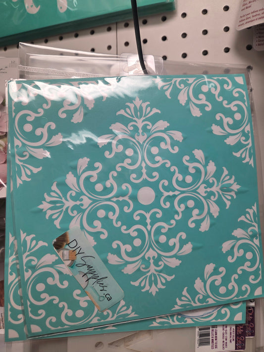 Adhesive Silk Screen Stencil - Square Corners