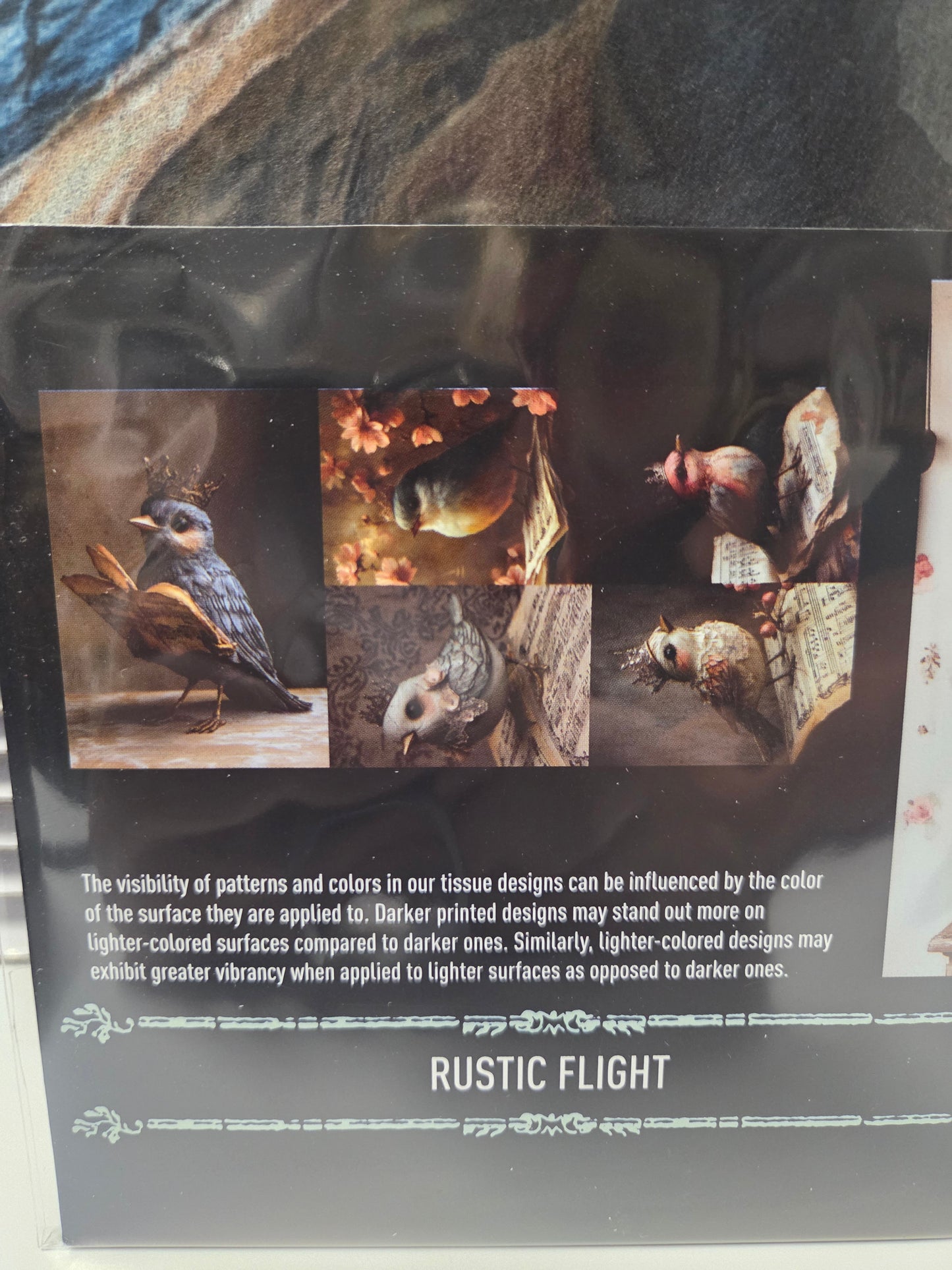 ReDesign A3 Decoupage Decor Fiber - Rustic Flight