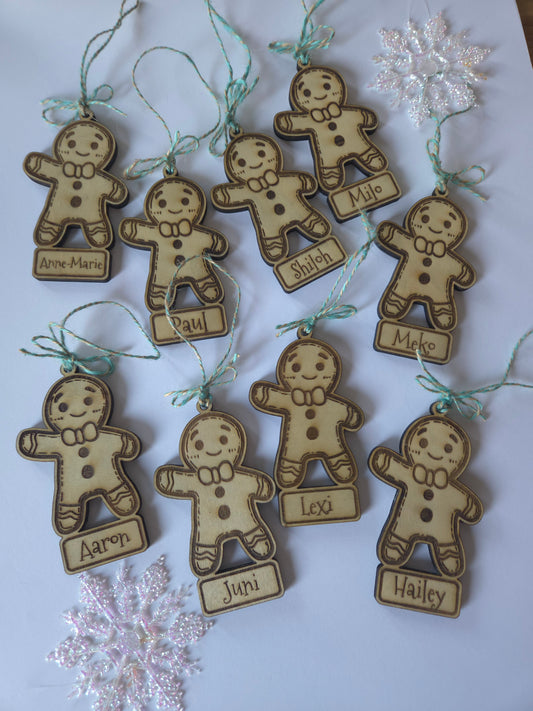 Personalized Gingerbread Ornament
