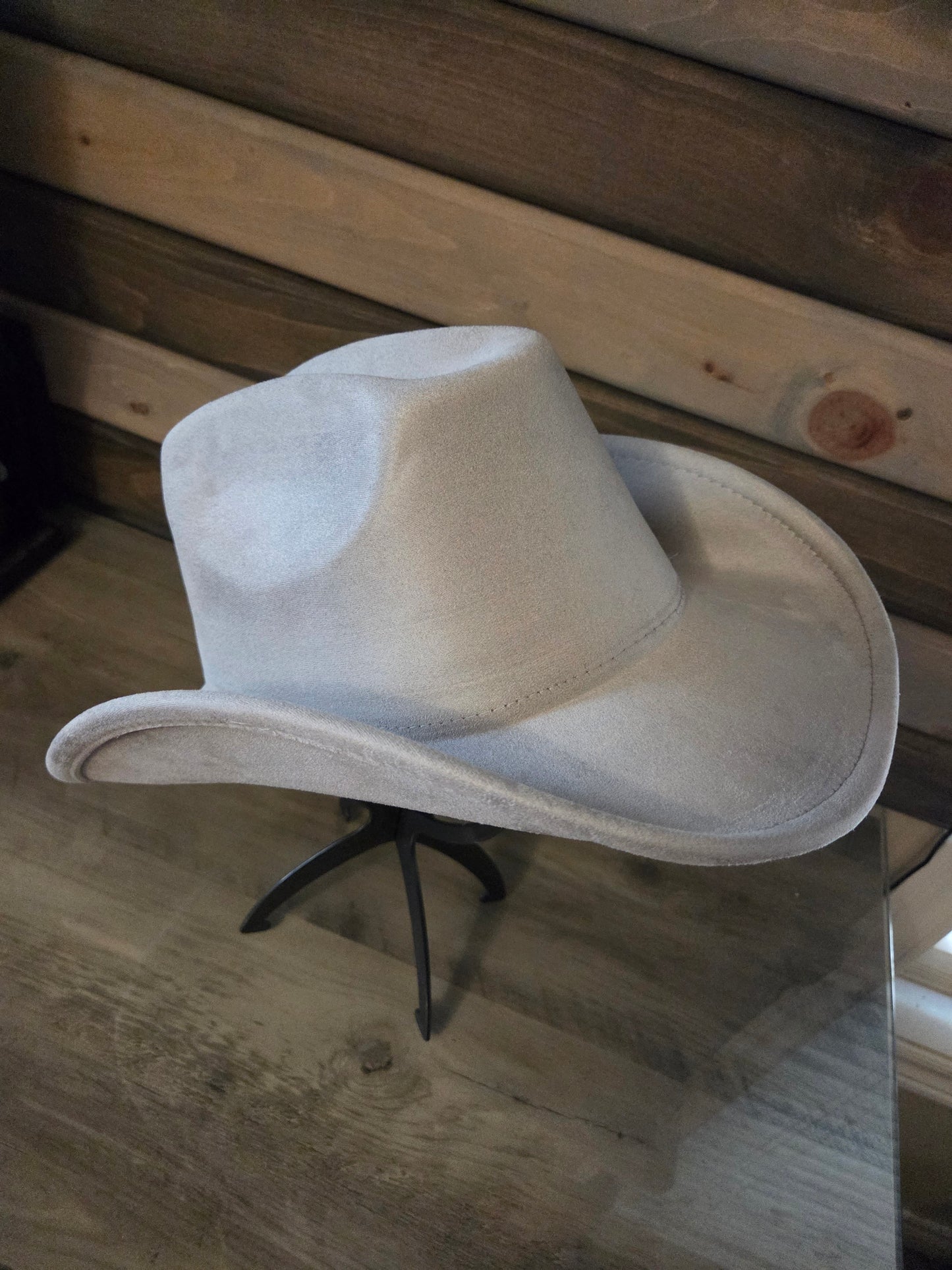 XL Mens Western Double Fold Grey