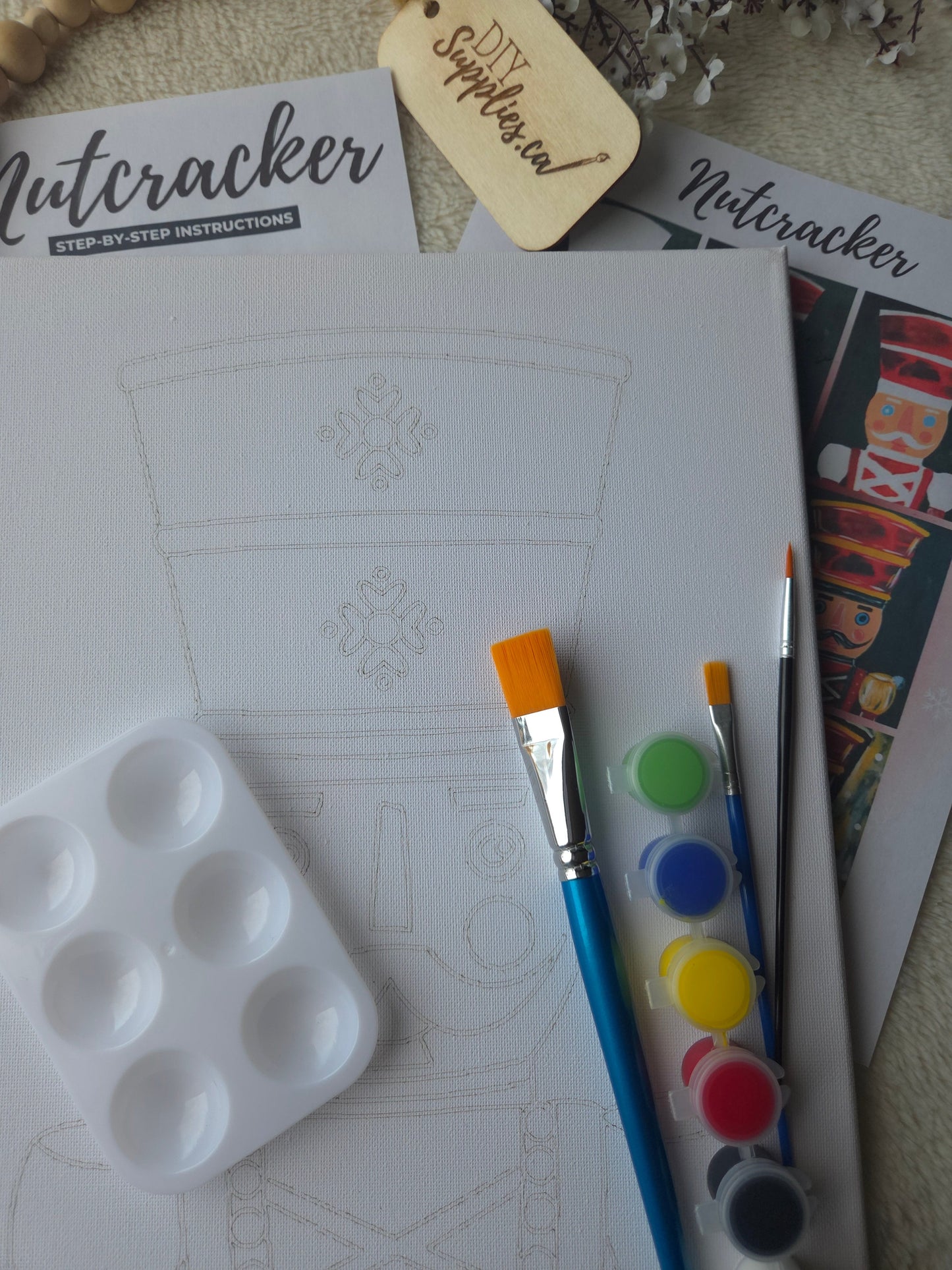 "Arty Party" Canvas Painting Kit - Nutcracker