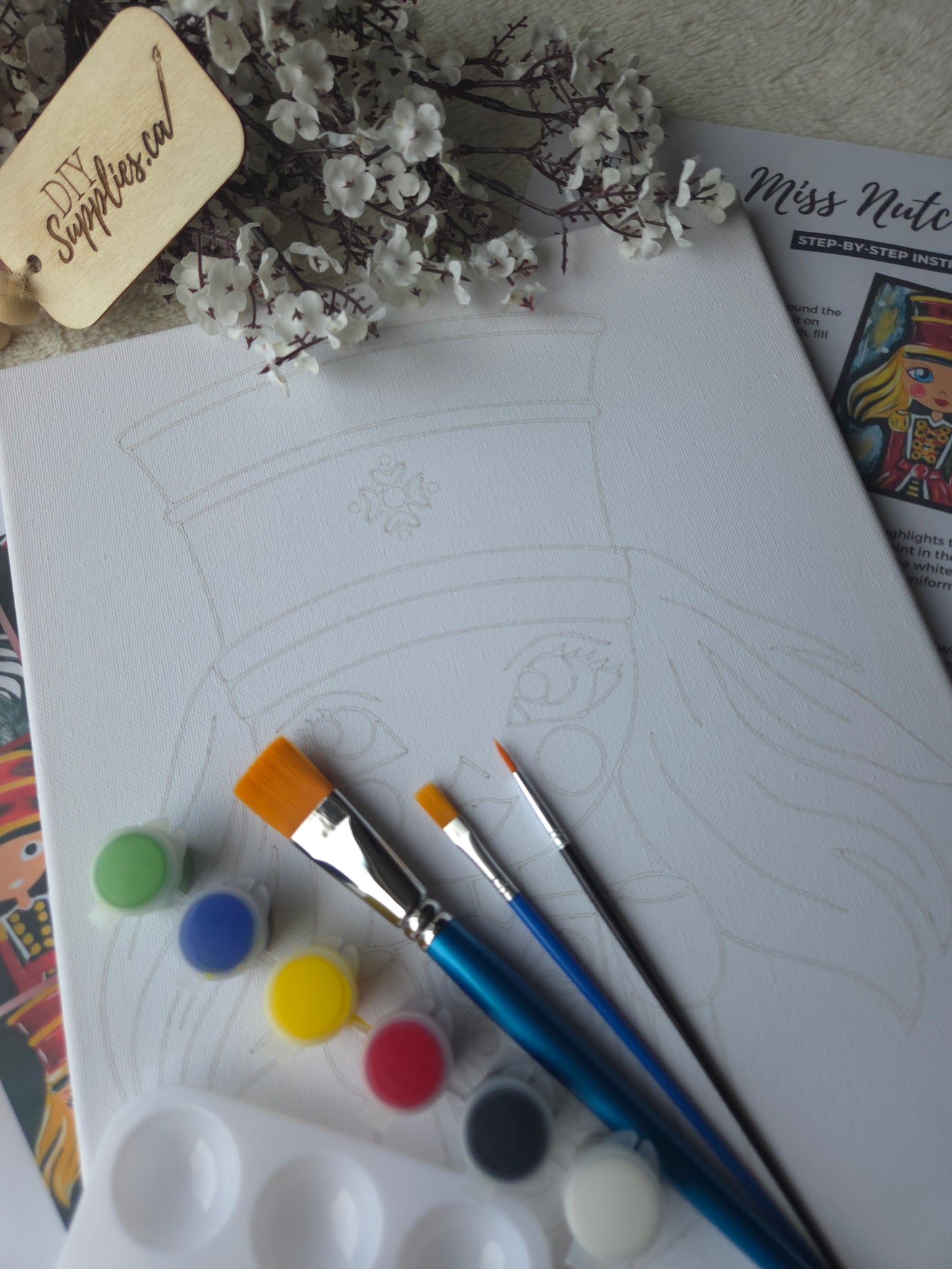 "Arty Party" Canvas Painting Kit - Miss Nutcracker