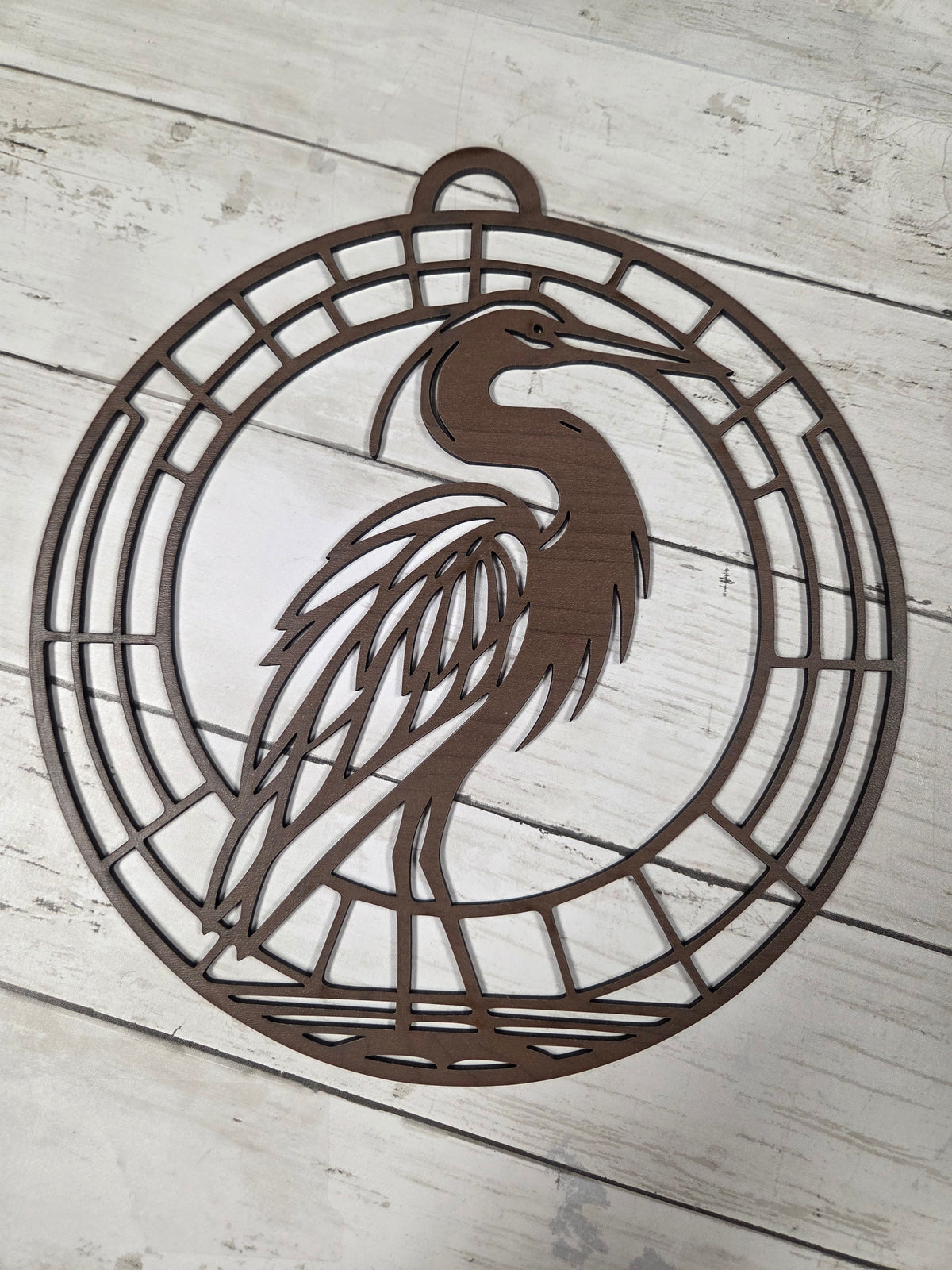 Great Blue Heron Suncatcher Frame
