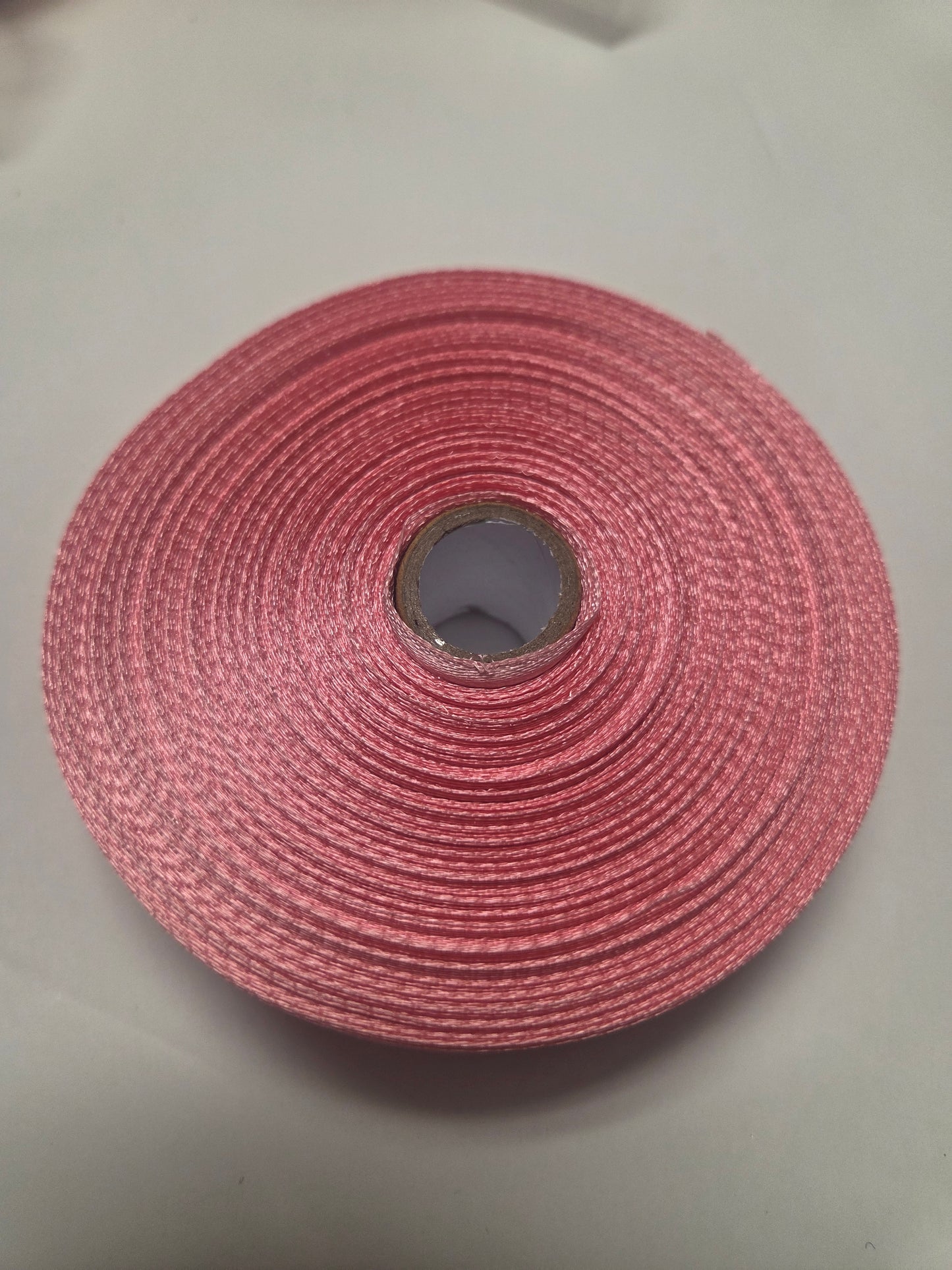 Double Faced 1 Inch Pink Satin Ribbon