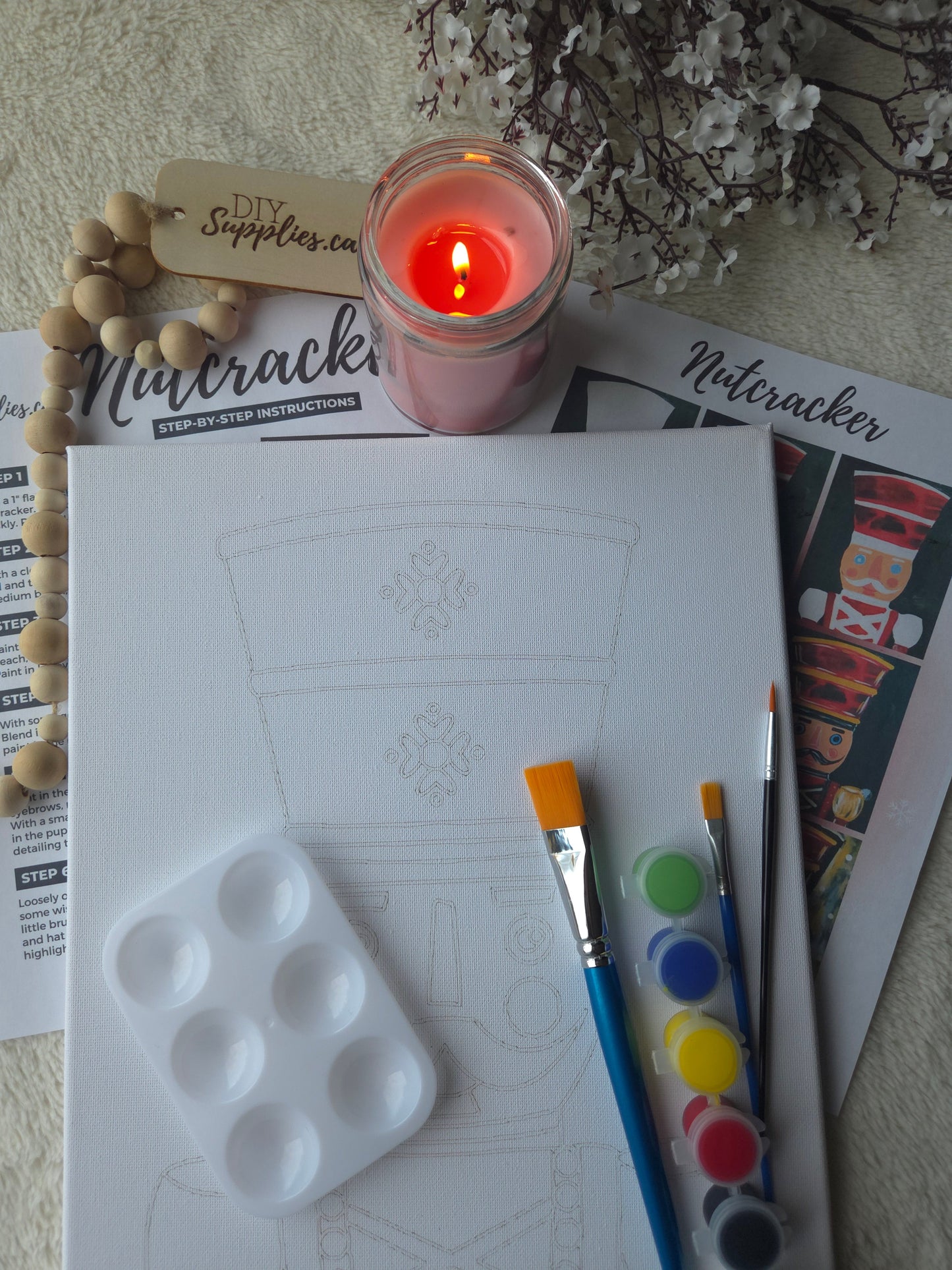 "Arty Party" Canvas Painting Kit - Nutcracker