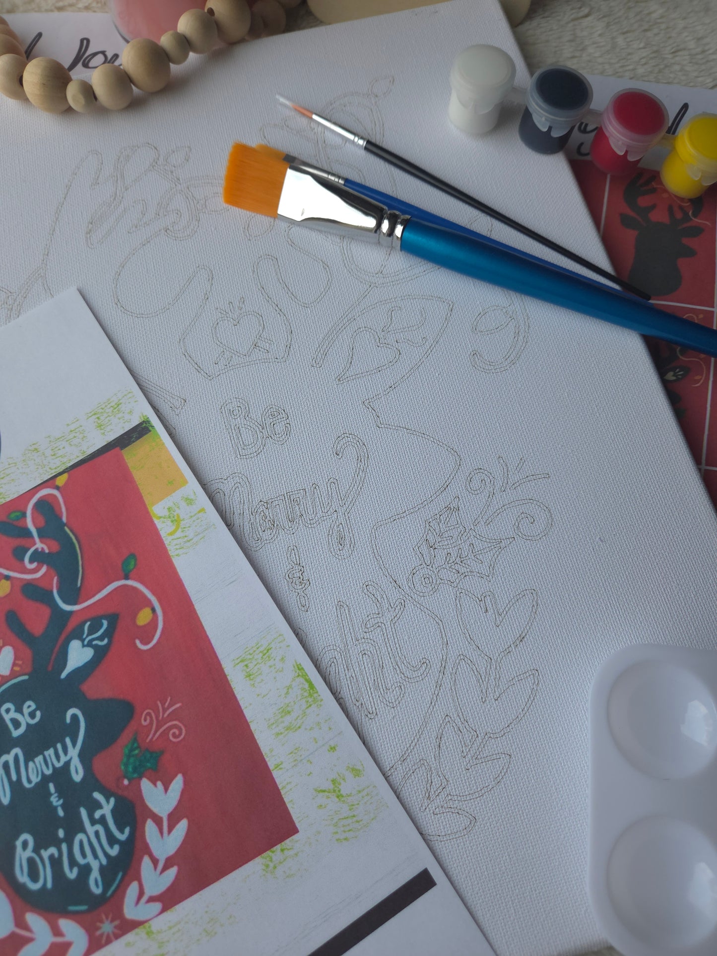 "Arty Party" Canvas Painting Kit - Tangled Joy