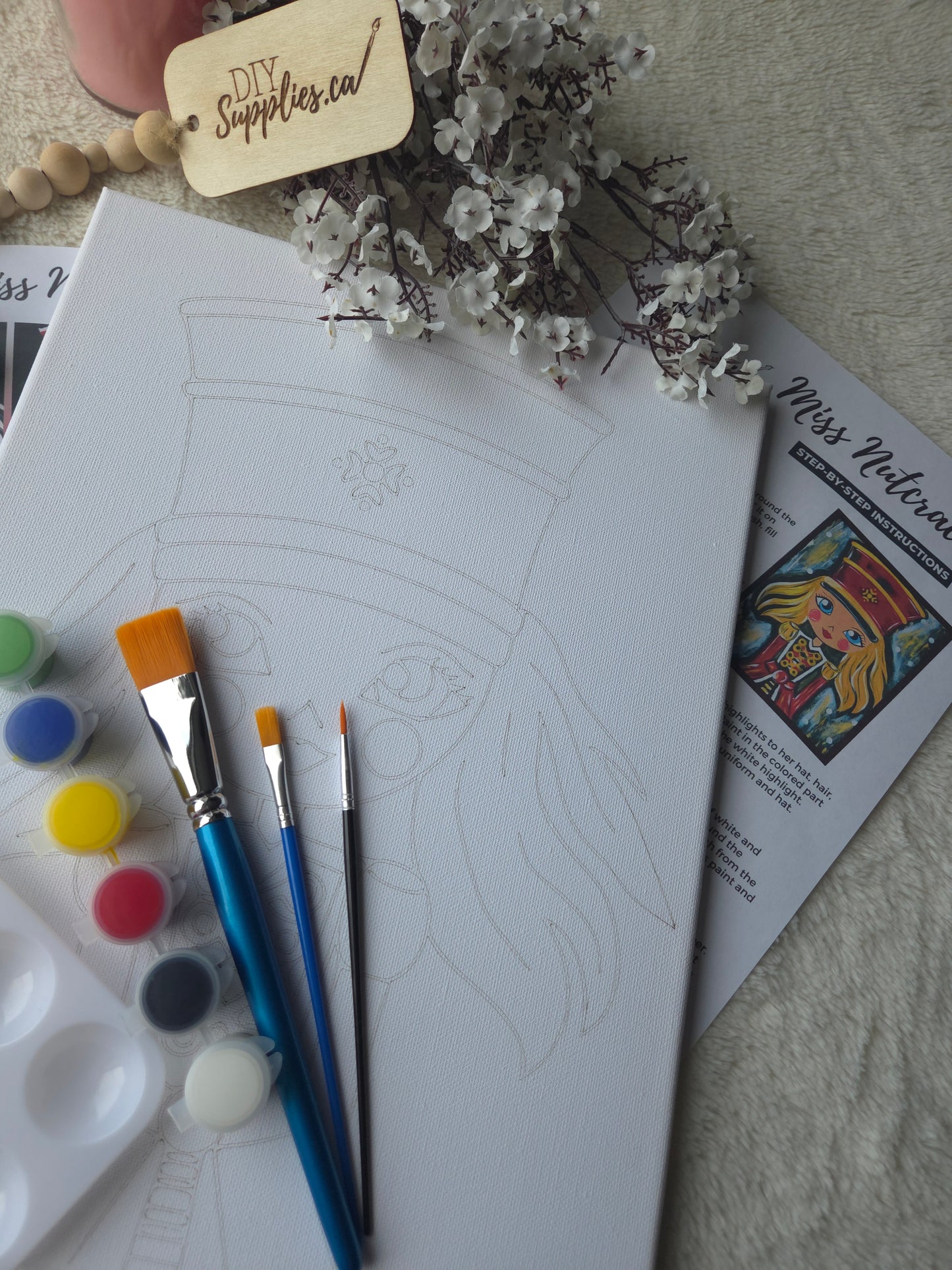 "Arty Party" Canvas Painting Kit - Miss Nutcracker