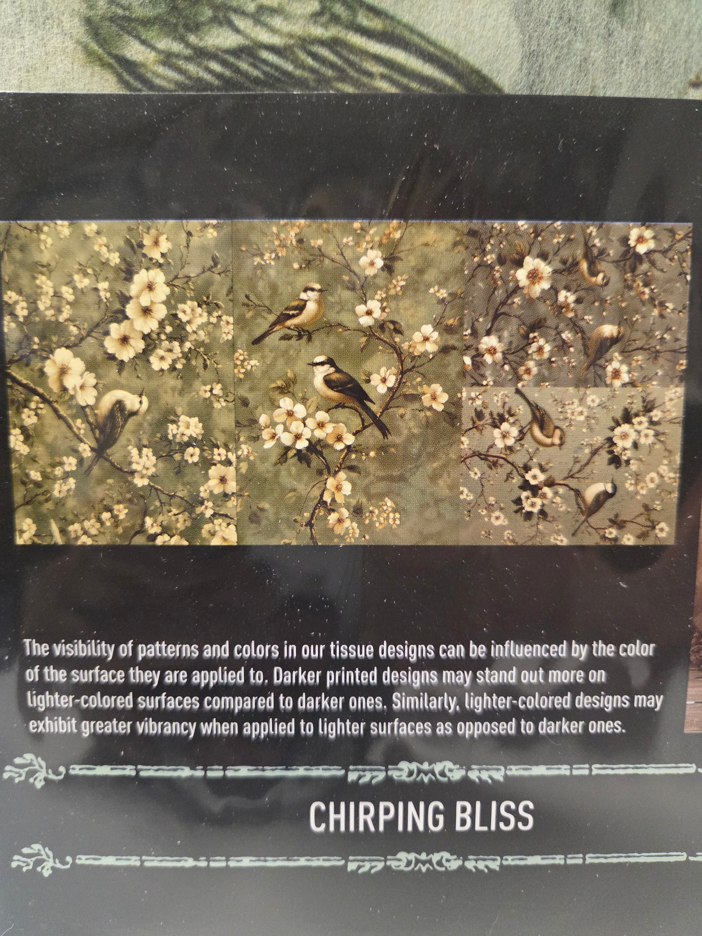 ReDesign A3 Decoupage Decor Fiber - Chirping Bliss