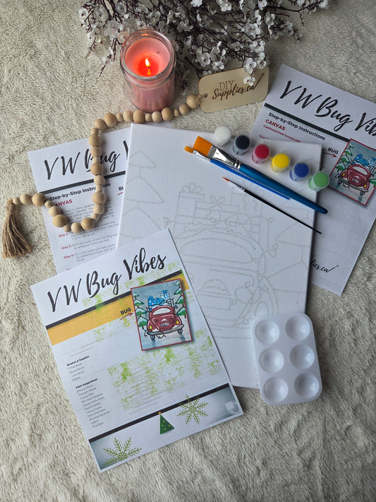 "Arty Party" Canvas Painting Kit - Bug Vibes