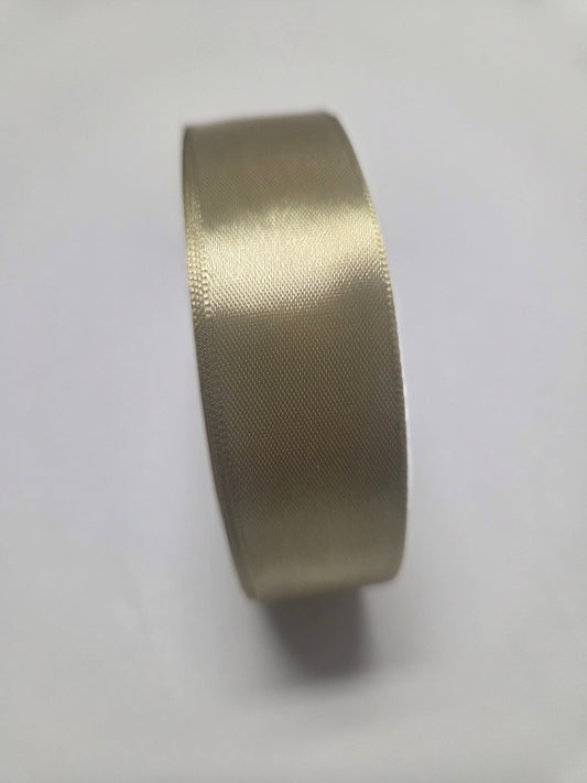 Double Faced 1 Inch Sage Satin Ribbon