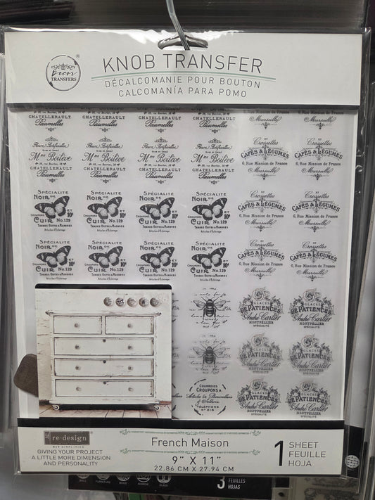 Knob Transfers by Re-Design - French Maison