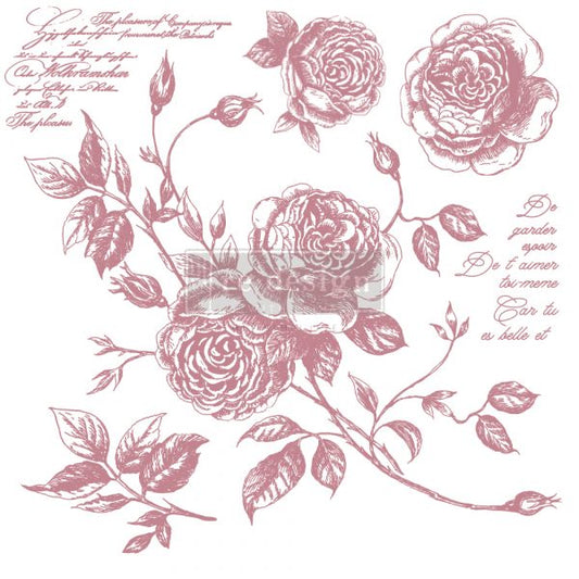 Redesign Clearly-Aligned DÉCOR STAMPS – Romance Roses