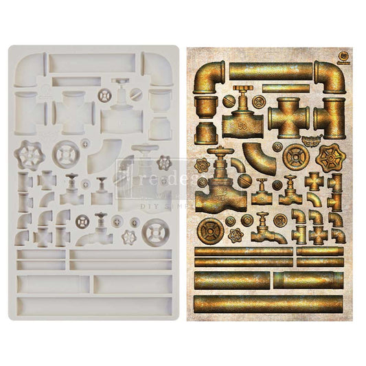 Finnabair Decor Mould - Rusty Pipeline