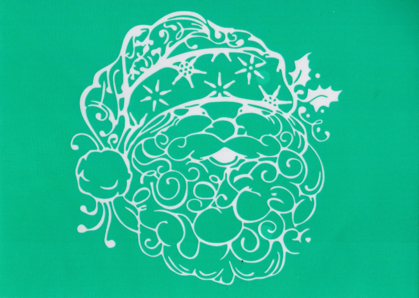 Adhesive Silk Screen Mini Stencil 5 x 7 - Santa