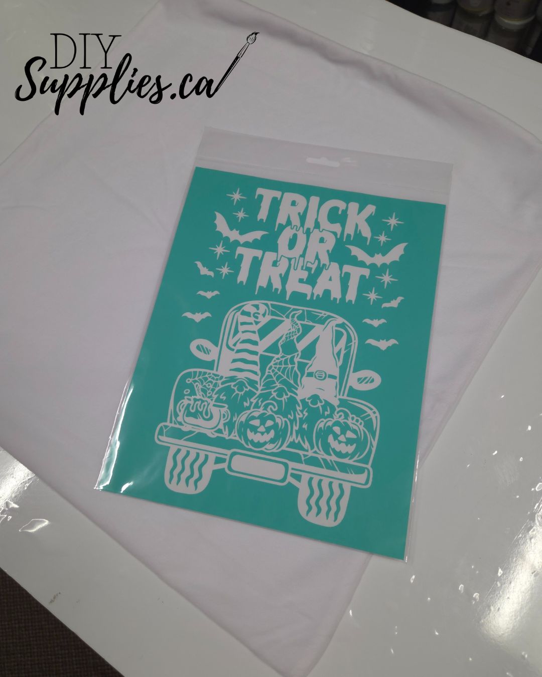 Adhesive Silk Screen Stencil - Trick or Treat FREE GIFT PILLOWCASE while Supplies Last