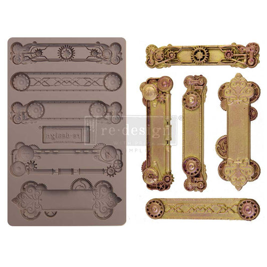 Re Design Decor Mould Steampunk Plates