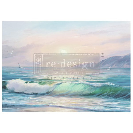 ReDesign A1 Decoupage Decor Fiber - Tranquil Tides