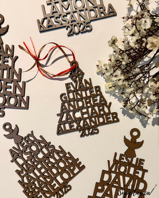Personalized 2025 Tree Ornament