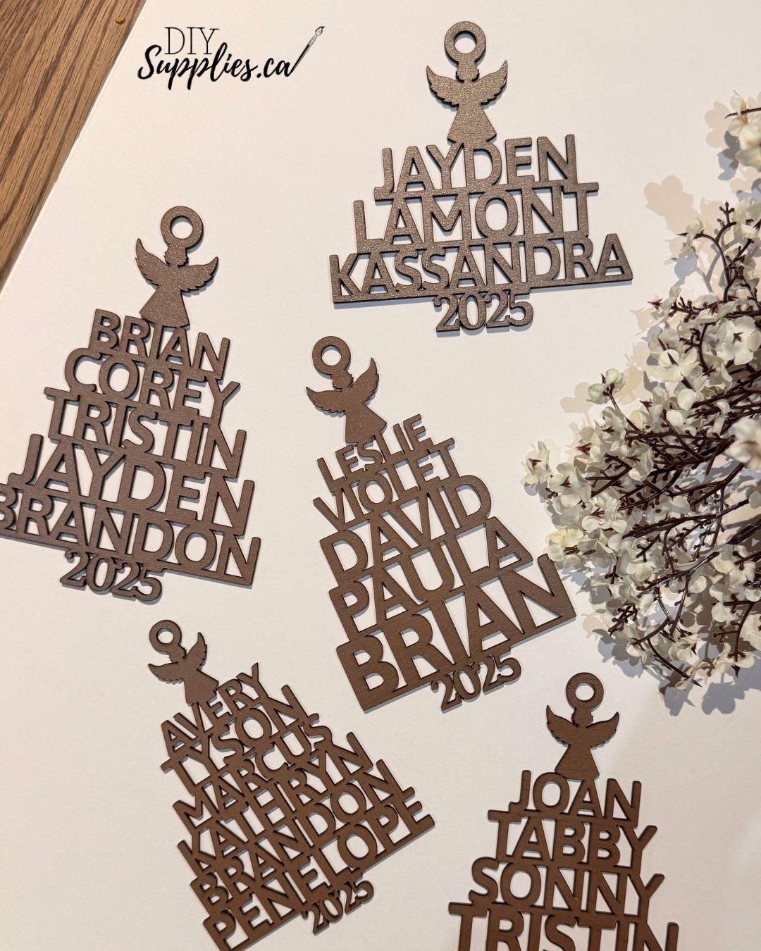 Personalized 2025 Tree Ornament