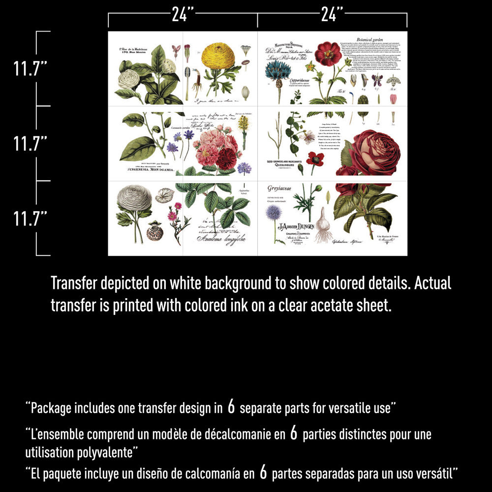 Redesign Decor Transfer - Vintage Botanical