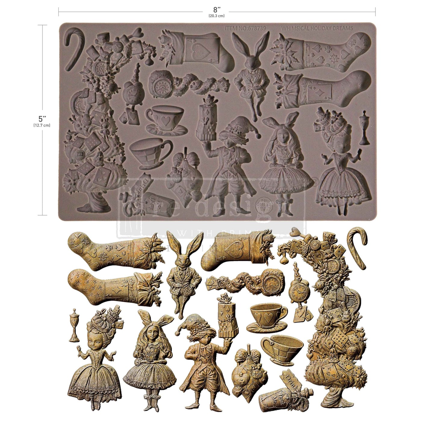 Re Design Decor Mould -  Whimsical Holiday Dreams