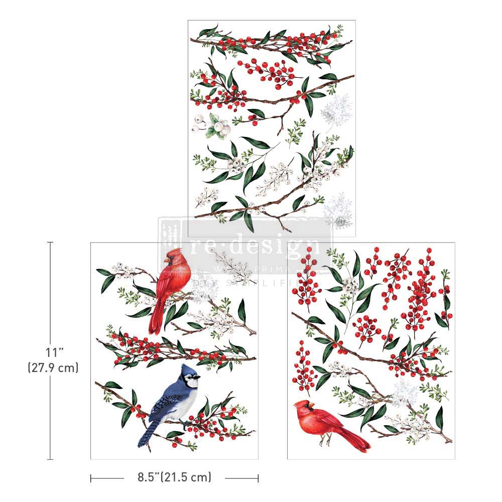 Redesign Decor Middy Transfer - Winterberry