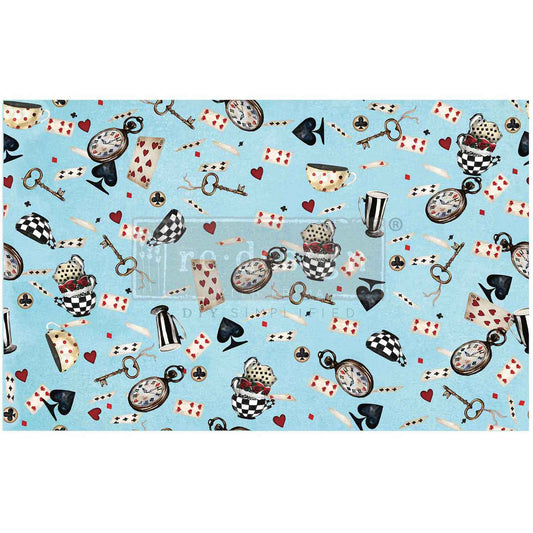 Prima Redesign Decoupage Decor Tissue Paper - Wonderland Whimsy