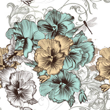 Load image into Gallery viewer, Belles and Whistles Rice Paper - Blue and Yellow Floral
