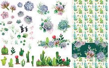 Load image into Gallery viewer, Belles and Whistles Transfers - Cacti &amp; Succulents Transfer