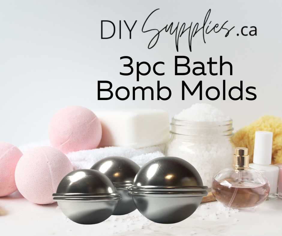 3 Piece Bath Bomb Mold Set