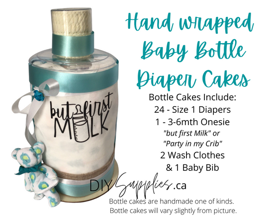 Baby Bottle Diaper Cake