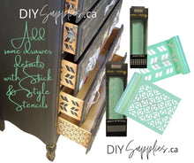 Load image into Gallery viewer, Redesign Stick &amp; Style Stencil Roll -Ce Ce ReStyled Modern Damask
