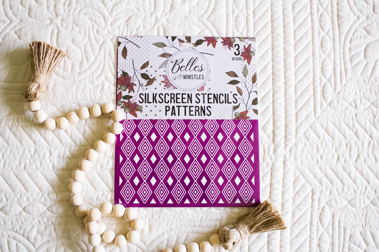 Belles and Whistles Silk Screen Stencils - Patterns