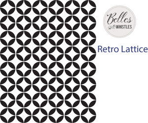Dixie Belle Belles and Whistles - Stencil Retro Lattice