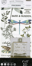 Load image into Gallery viewer, Re-Design Decor Transfers - Spring Dragonfly