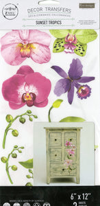 Re-Design Decor Transfers - Sunset Tropics