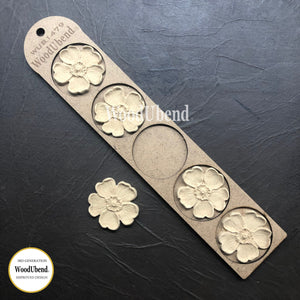 Pack of Five Flowers WUB1479