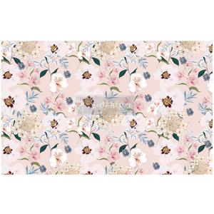 Prima Redesign Decoupage Decor Tissue Paper - Blush Floral