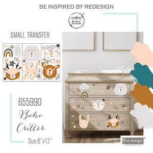 Re-Design Decor Transfers - Boho Critter