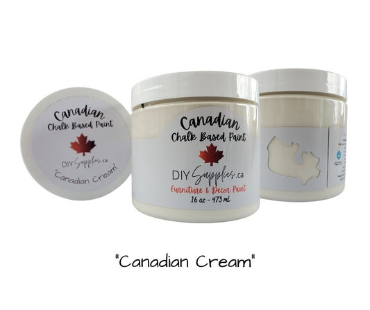DIYSupplies Canadian Cream Chalk Based Paint 16oz
