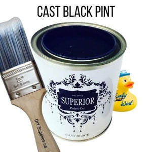 Cast Black Pint & 2 Inch Synthetic Brush