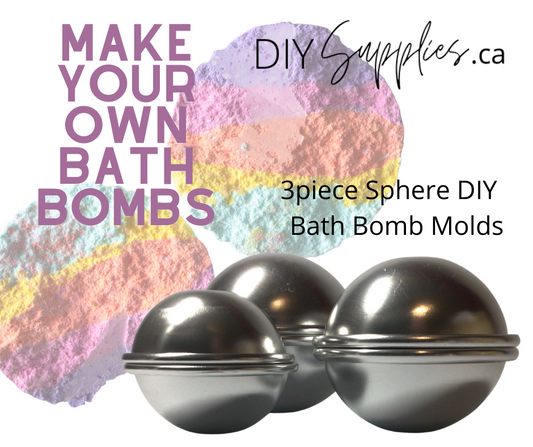 3 Piece Bath Bomb Mold Set