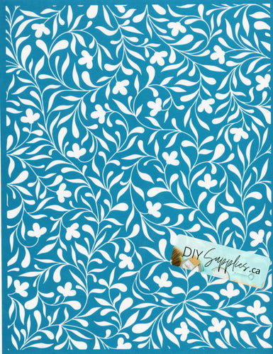 Adhesive Silk Screen Stencil - Lucky Clover Fields