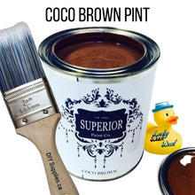 Load image into Gallery viewer, Coco Brown Pint &amp; 2 Inch Synthetic Brush