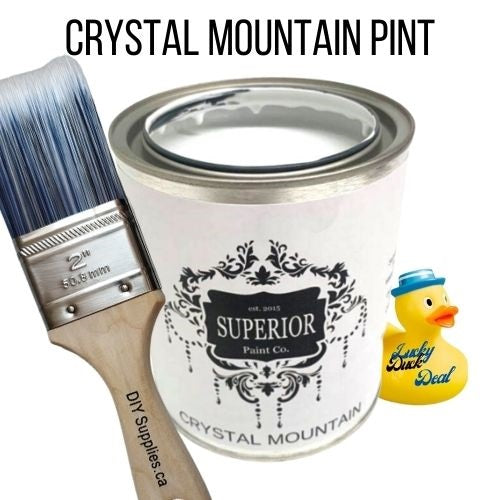 Crystal Mountain Pint & 2 Inch Synthetic Brush