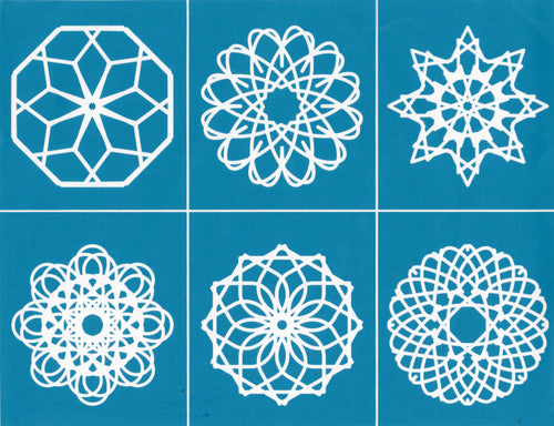 Adhesive Silk Screen Stencil - Shapes