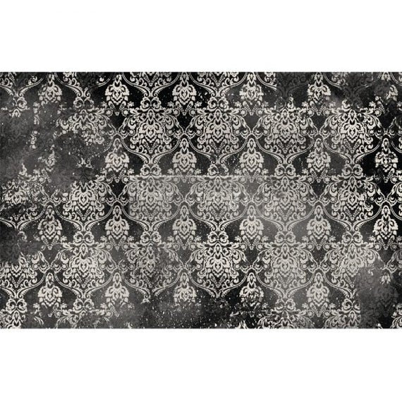 Prima Redesign Decoupage Decor Tissue Paper - Dark Damask