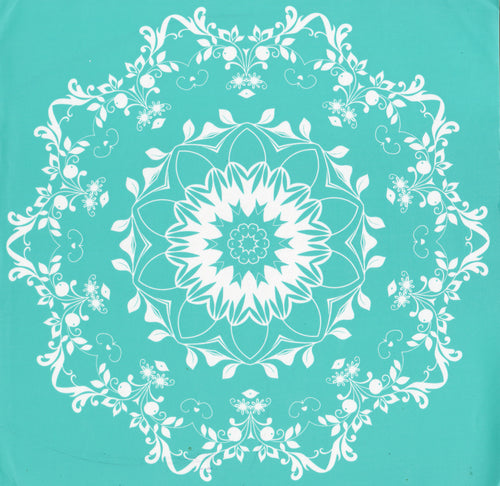 Adhesive Silk Screen Stencil - Cherries & Lace