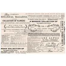 Load image into Gallery viewer, Prima Redesign Decoupage Decor Tissue Paper - Floral Text